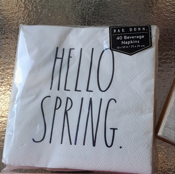 Rae Dunn Easter/Spring So Eggstra Picture,Hello Spring Napkins,Loads of Easter B - Picture 3 of 4